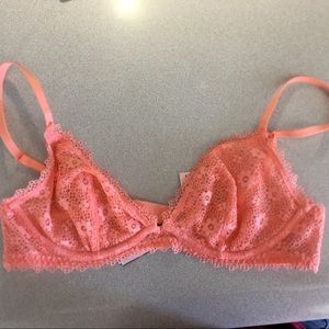Victoria Secret Sexy Bralette Bra lacy floral